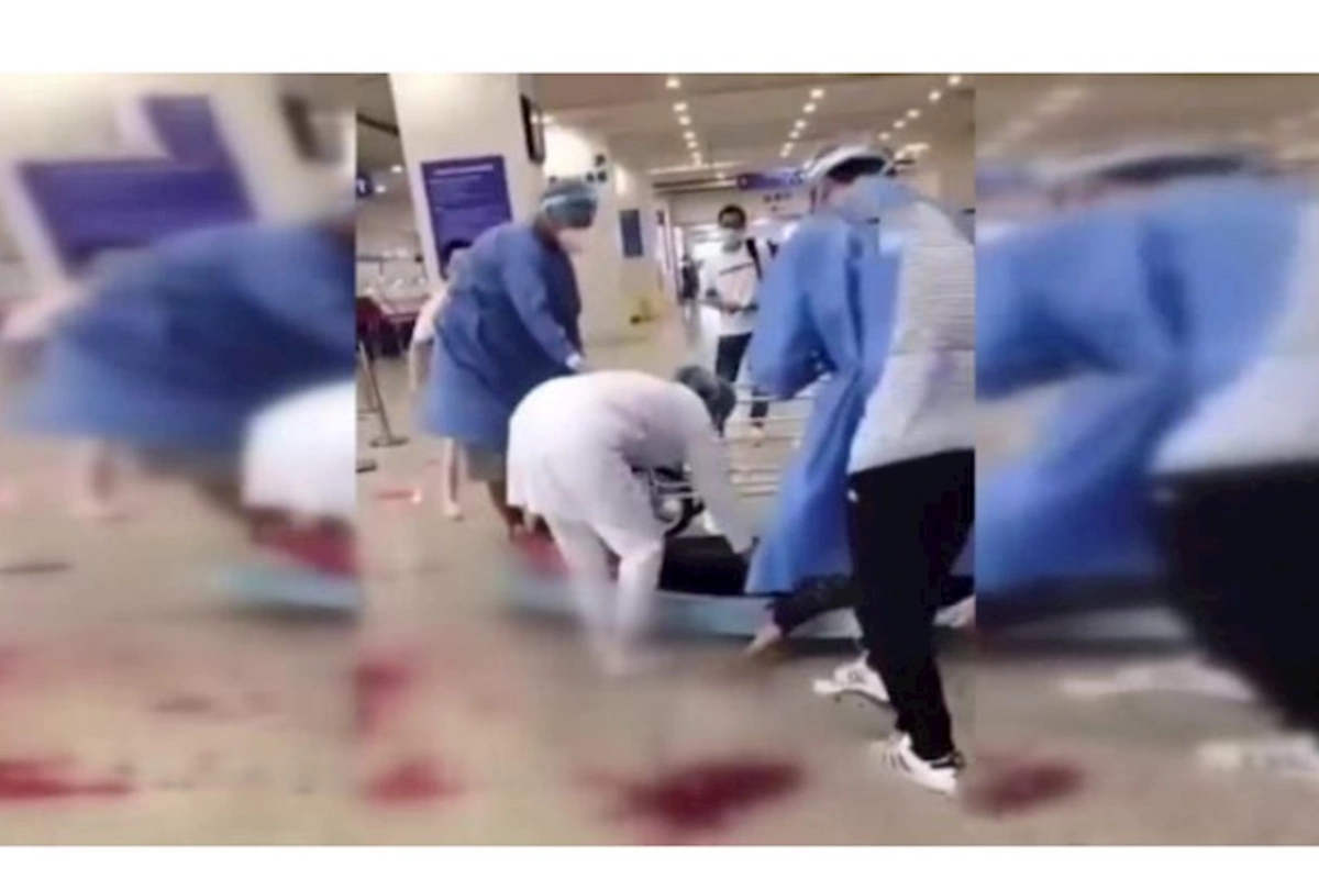 Xəstəxanaya bıçaqlı hücum: Ölənlər var