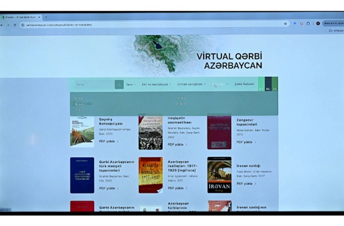 “Virtual Qərbi Azərbaycan” platforması təqdim edildi — FOTO “Virtual Qərbi Azərbaycan” platforması təqdim edildi — FOTO