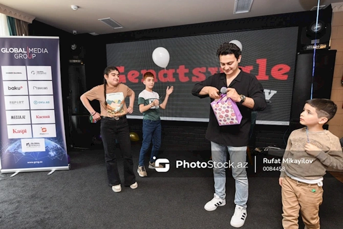 Global Media Groupdan valideyn himayəsindən məhrum uşaqlara bayram sevinci — FOTO/VİDEO