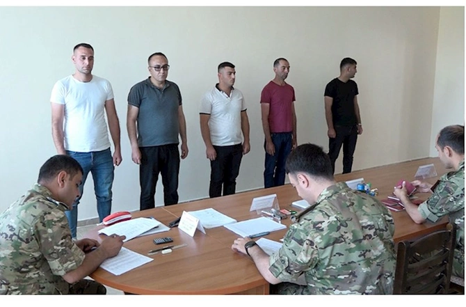 Naxçıvanda ehtiyatda olan hərbçilər orduya çağrıldı — VİDEO