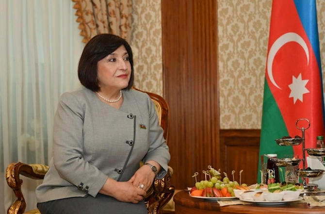 Sahibə Qafarova Belarusa getdi — FOTOLAR