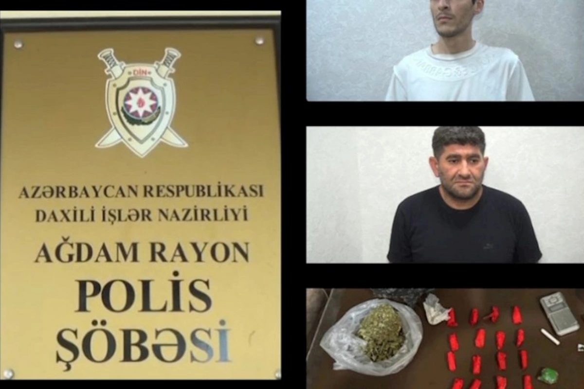 Ağdamda narkokuryer saxlanıldı