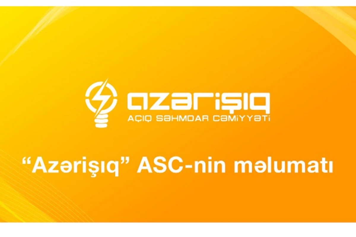 “Azərişıq” gücləndirilmiş iş rejimində fəaliyyətini davam etdirəcək