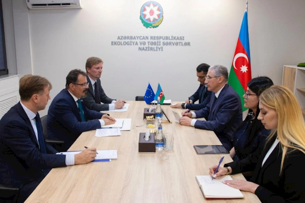 Muxtar Babayev Avropa İttifaqının Azərbaycandakı nümayəndəliyinin rəhbəri ilə görüşdü