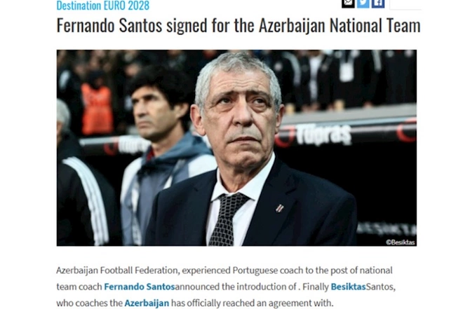Fernandu Santuşun yığmamıza təyinatı dünya KİV-də — FOTOLAR