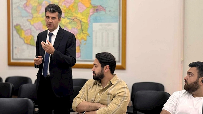 Jurnalistlər “İnsan hüquqları aylığı” çərçivəsində keçirilən təlimdə iştirak ediblər — FOTOLAR Jurnalistlər “İnsan hüquqları aylığı” çərçivəsində keçirilən təlimdə iştirak ediblər — FOTOLAR