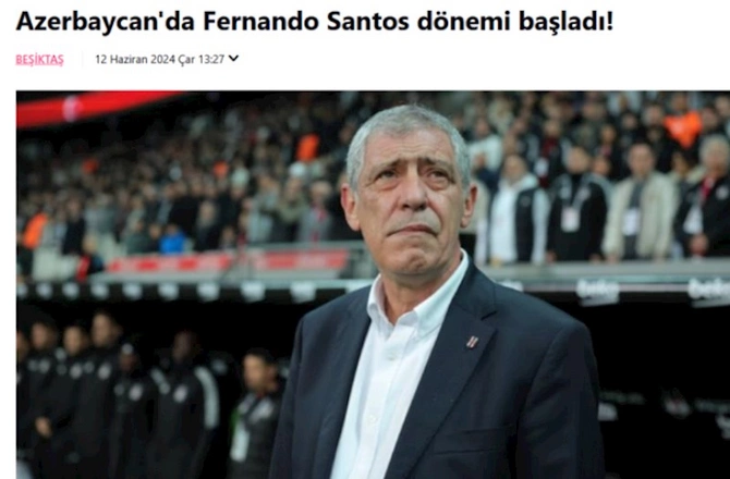 Fernandu Santuşun yığmamıza təyinatı dünya KİV-də — FOTOLAR