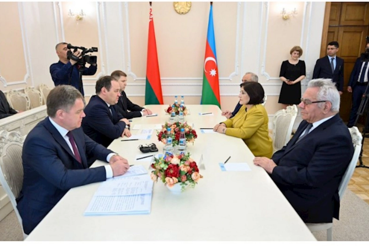 Sahibə Qafarova Belarus Respublikasının Baş naziri ilə görüşüb
