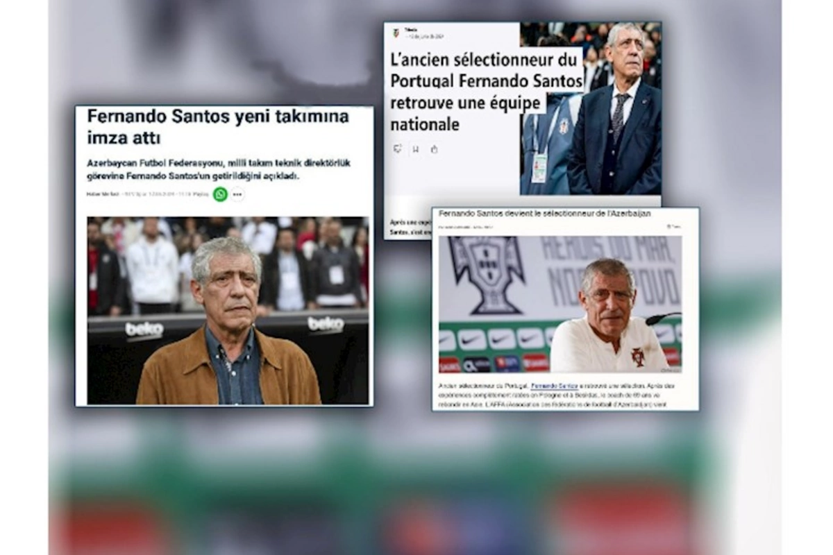 Fernandu Santuşun yığmamıza təyinatı dünya KİV-də — FOTOLAR
