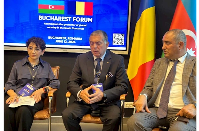 Qərbi Azərbaycana qayıdışla bağlı Buxarest Forumu baş tutub — FOTOLAR