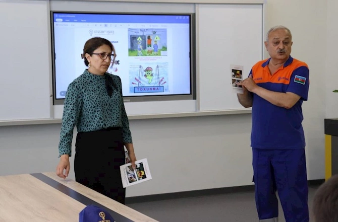 “Azərişıq” azad olunan ərazilərdə maarifləndirici tədbir keçirdi — FOTOLAR