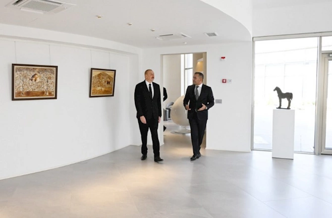 Prezident Palçıq Vulkanları Turizm Kompleksinin açılışında — FOTOLAR Prezident Palçıq Vulkanları Turizm Kompleksinin açılışında — FOTOLAR