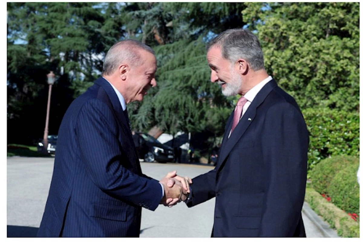 Ərdoğan İspaniya kralı ilə görüşüb — FOTO