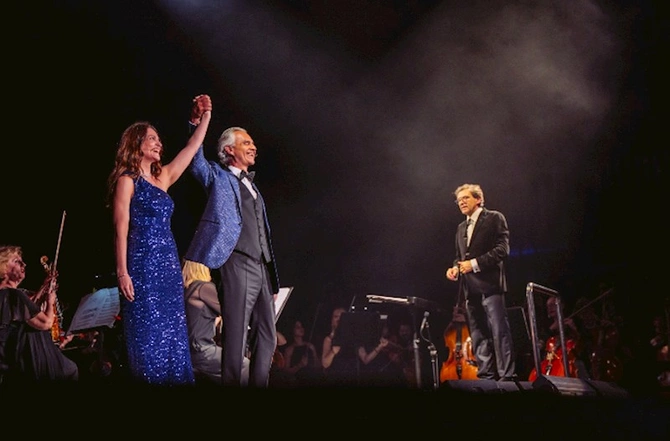 Andrea Bocellinin 30 illik yubiley konserti keçirildi — FOTOLAR