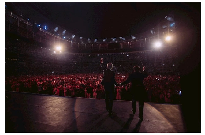 Andrea Bocellinin 30 illik yubiley konserti keçirildi — FOTOLAR