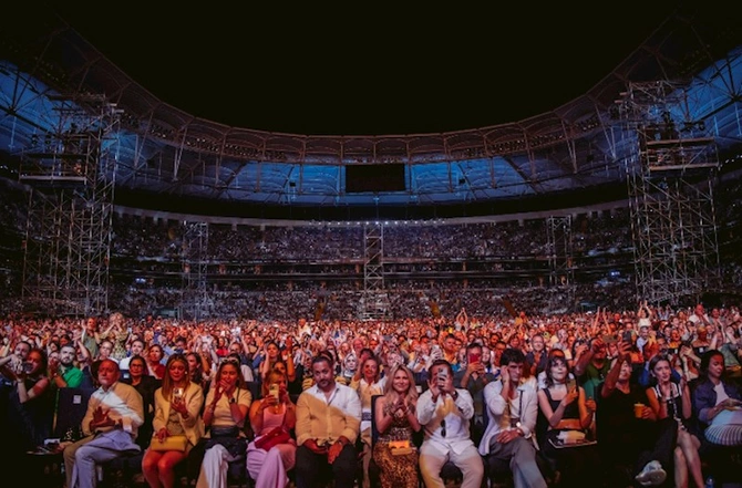 Andrea Bocellinin 30 illik yubiley konserti keçirildi — FOTOLAR