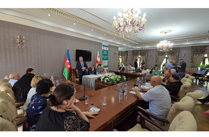 Tbilisdə “Qafqaz evi” ideyası: sülh və təhlükəsizlik” mövzusunda beynəlxalq konfrans keçirilib — FOTOLAR Tbilisdə “Qafqaz evi” ideyası: sülh və təhlükəsizlik” mövzusunda beynəlxalq konfrans keçirilib — FOTOLAR