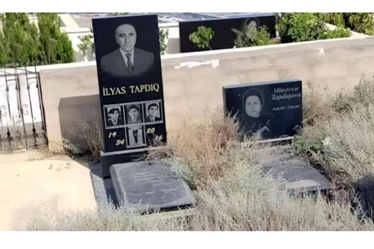Baxımsız olan İlyas Tapdığın məzarının son halı — FOTO