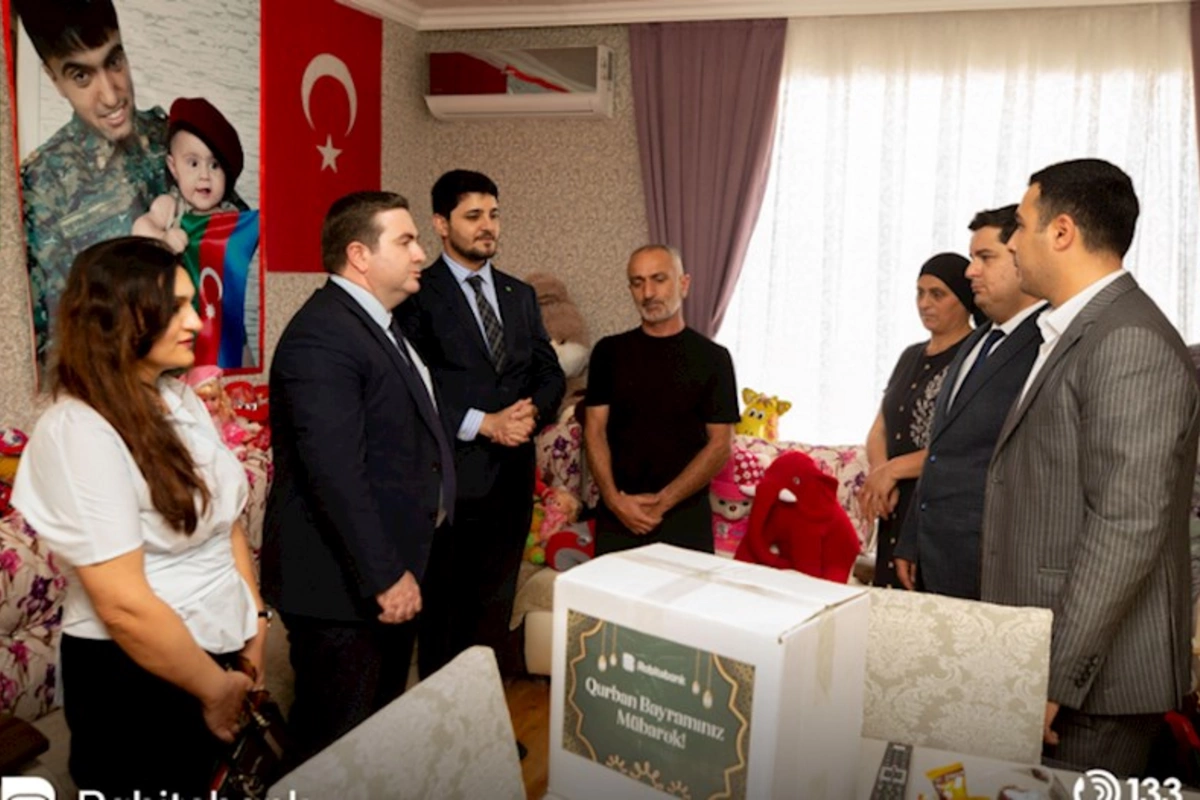 Rabitəbank Qurban bayramı ərəfəsində şəhid və qazi ailələrinə dəstək olub