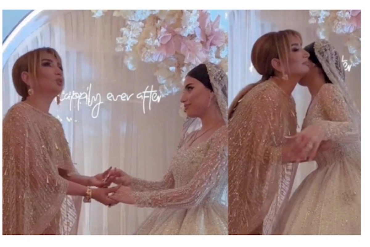 Elnarə Abdullayeva qızına xeyir-dua verdi — VİDEO