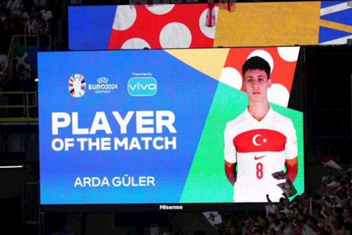 AVRO-2024: Arda Gülər Türkiyə - Gürcüstan matçının ən yaxşısı seçilib