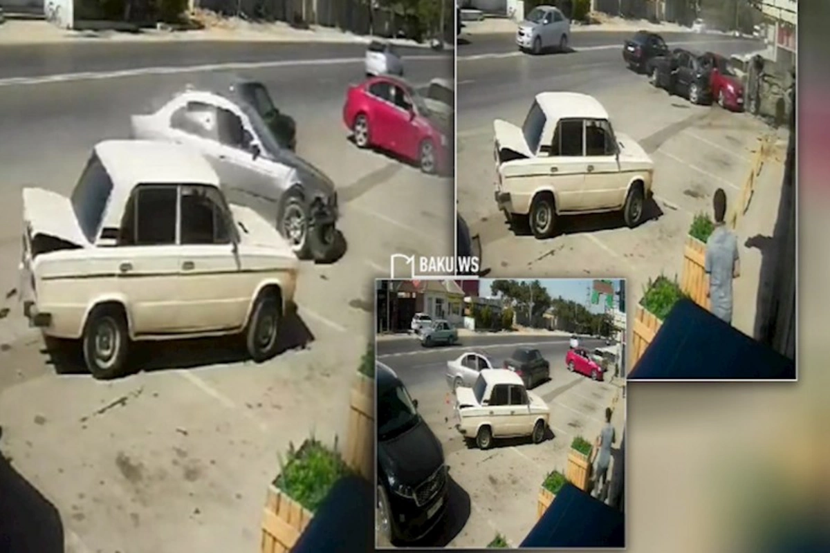 Bakıdakı dəhşətli qəzanın ANBAAN GÖRÜNTÜLƏRİ — FOTO/VİDEO (YENİLƏNİB)