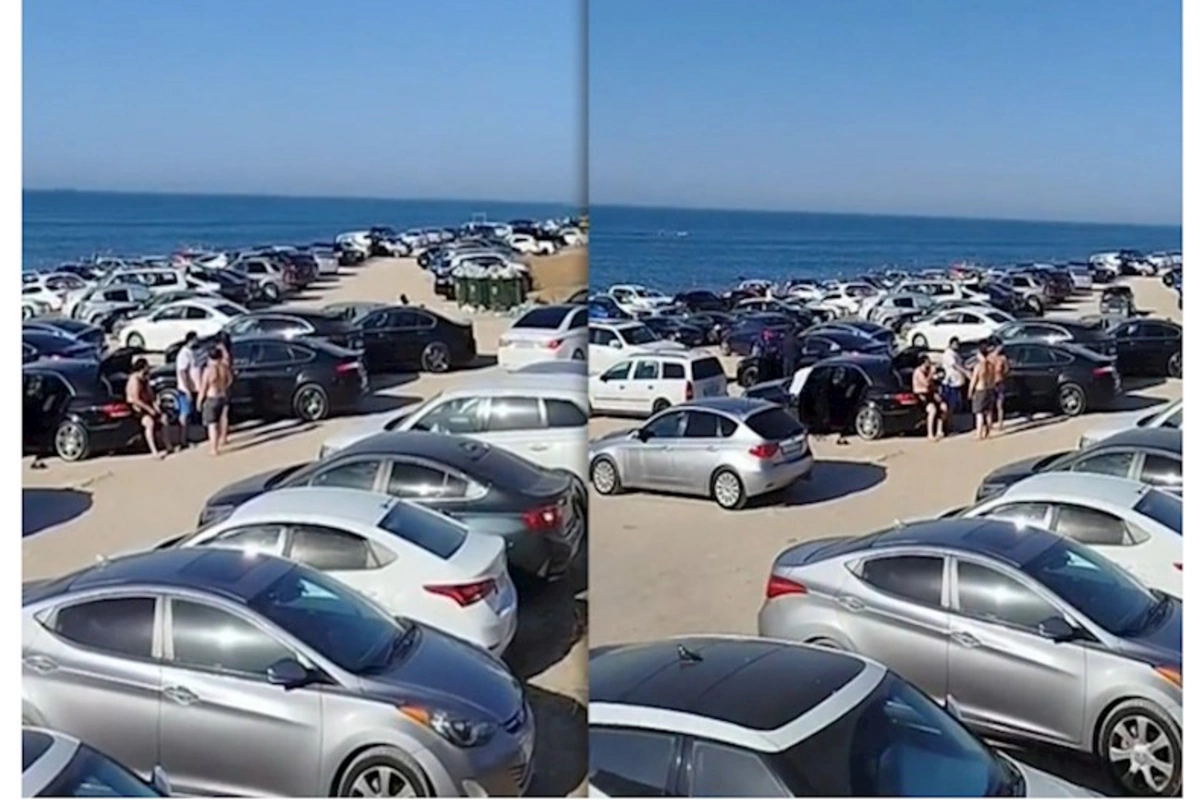 Bilgəhdəki Avtomobil çimərliyi narazılığa səbəb oldu — VİDEO