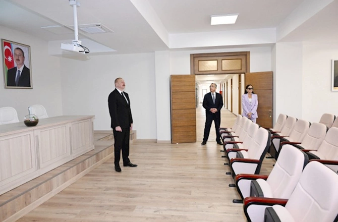 Prezident və birinci xanım Nəbatat Bağında görülən işlərlə tanış oldular — FOTOLAR