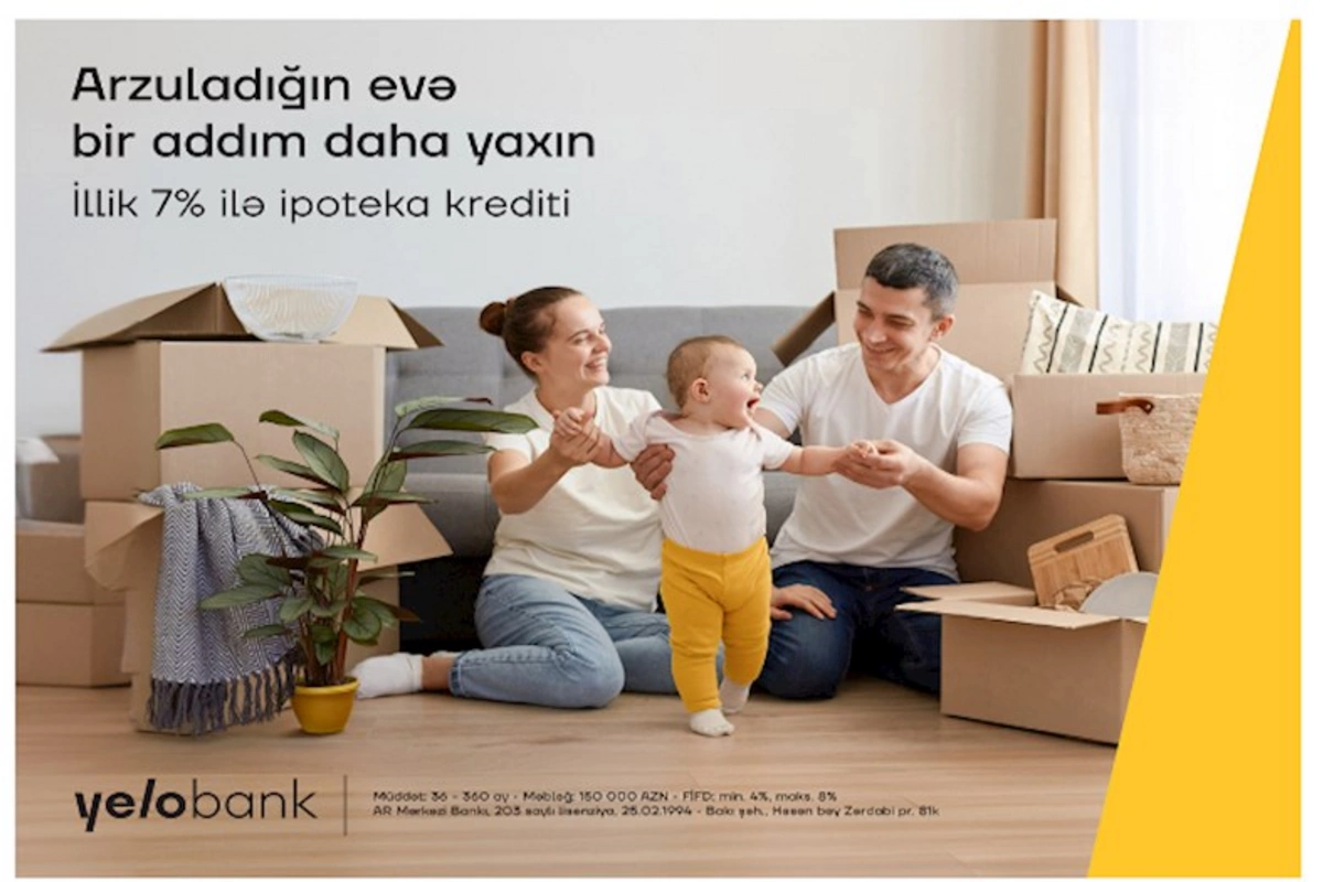 Yelo Bank-ın sərfəli ipoteka kreditini qaçırma