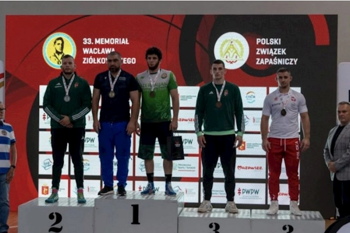 Azərbaycan güləşçiləri Polşada keçirilən beynəlxalq turnirdə 3 medal qazanıb