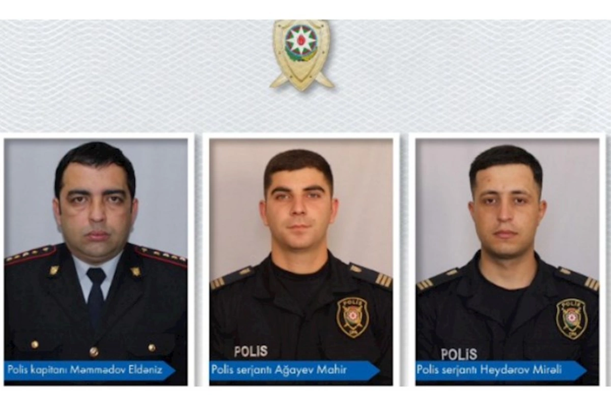 Bakıda qətlə yetirilən polis əməkdaşlarının kimliyi AÇIQLANDI