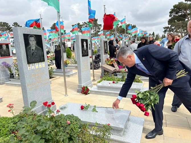 Abşeron rayonunda Silahlı Qüvvələr Günü qeyd edilib — FOTOLAR