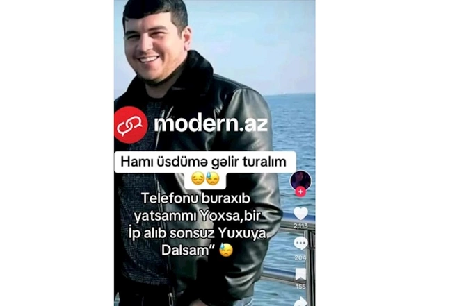 Qıza görə qətlə yetirilən Turalın sevgilisi: Məni şantaj edirdi — FOTOLAR