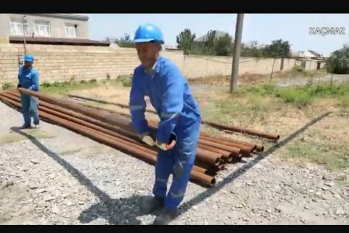 Xaçmazda istismar müddəti başa çatan qaz xətləri əvəzlənir — VİDEO