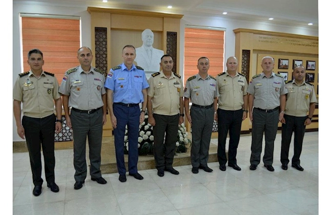 Azərbaycanla Serbiyanın hərbi ekspertləri görüşdülər — FOTO