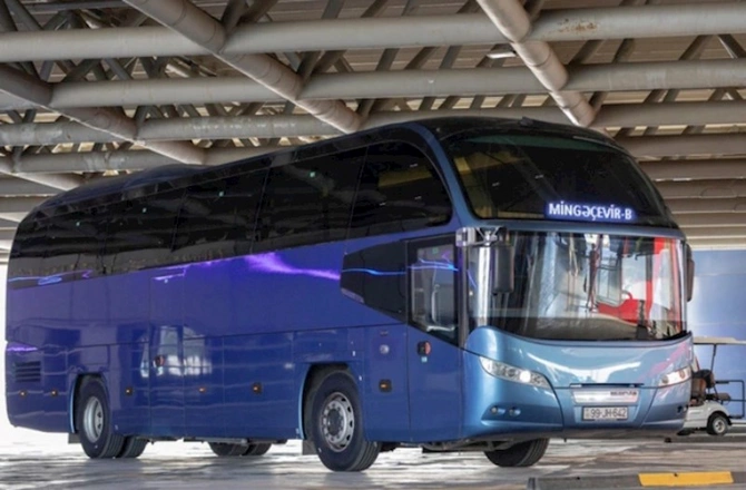 Bakı-Mingəçevir istiqaməti üzrə yeni avtobuslar istifadəyə verildi