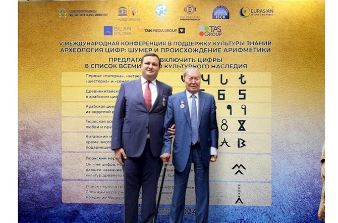Azərbaycanlı iş adamı Qazaxıstanda yüksək mükafata layiq görüldü — FOTOLAR