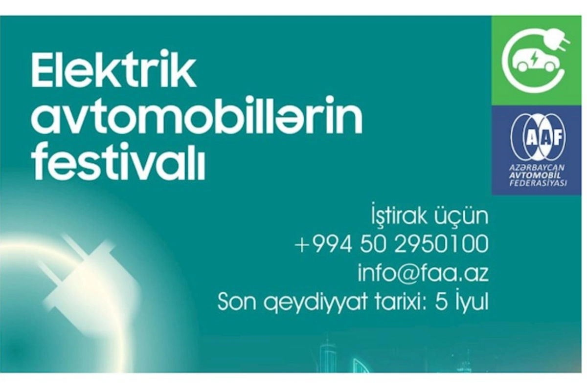 Azərbaycanda ilk dəfə Elektrik Avtomobillərin Festivalı keçiriləcək — FOTO