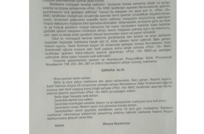 “Evimizi icazəsiz söküb qızıllarımızı oğurladılar” — VİDEO