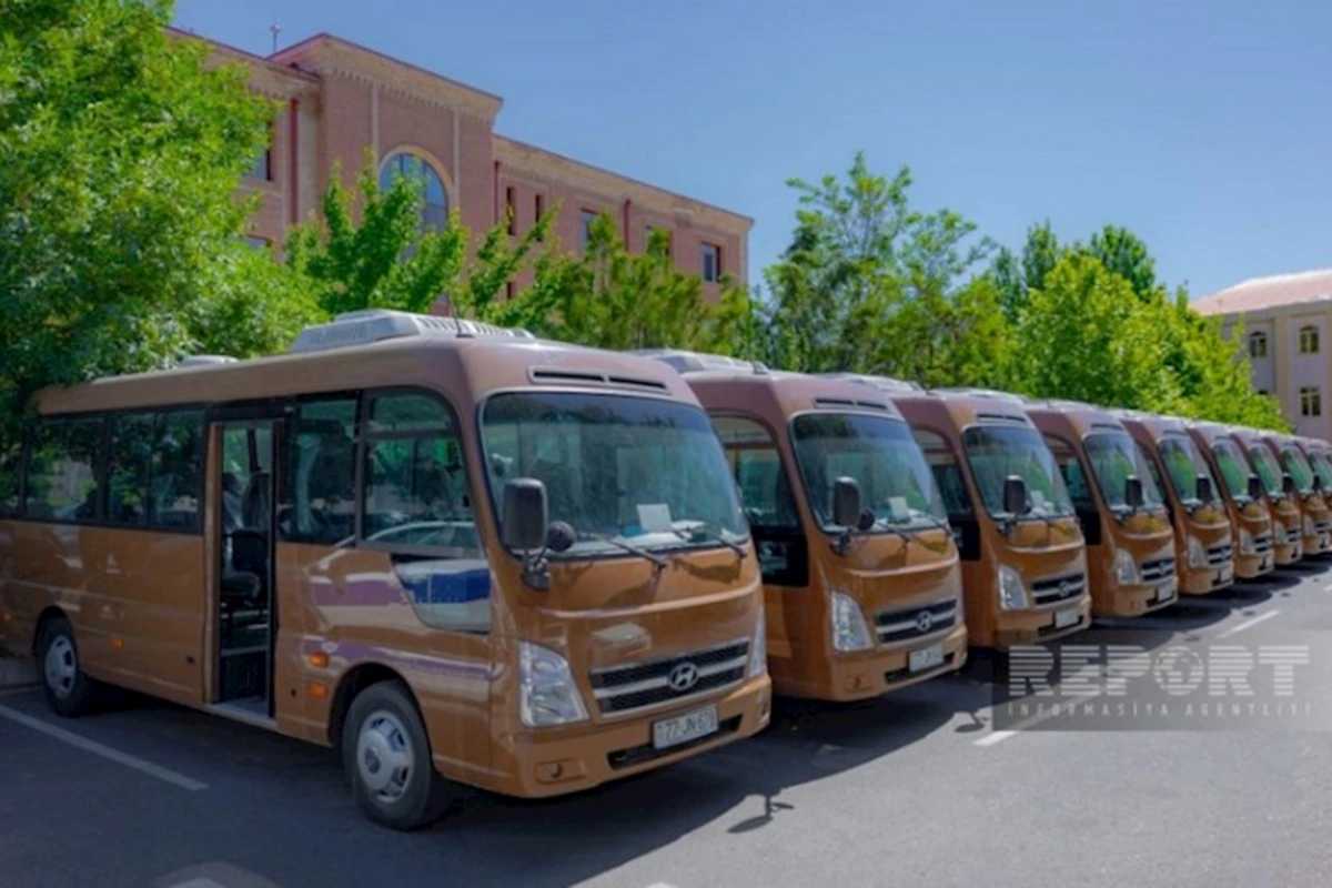 Naxçıvan Daxili İşlər Nazirliyinə 10 yeni nəqliyyat vasitəsi təqdim olunub