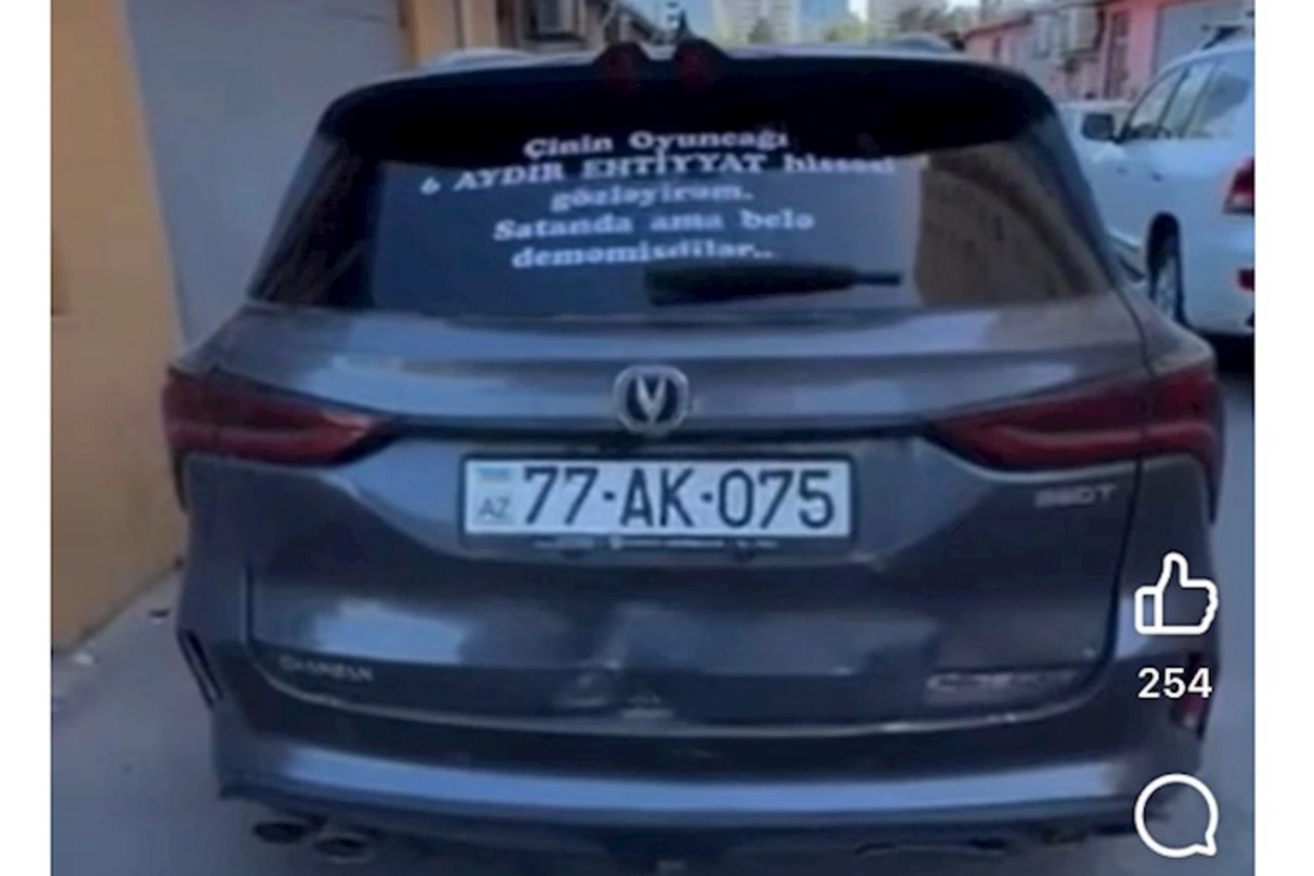 Azərbaycanda Çin avtomobillərindən şikayətlər artır — Daha biri sürücüdən ETİRAZ (VİDEO)