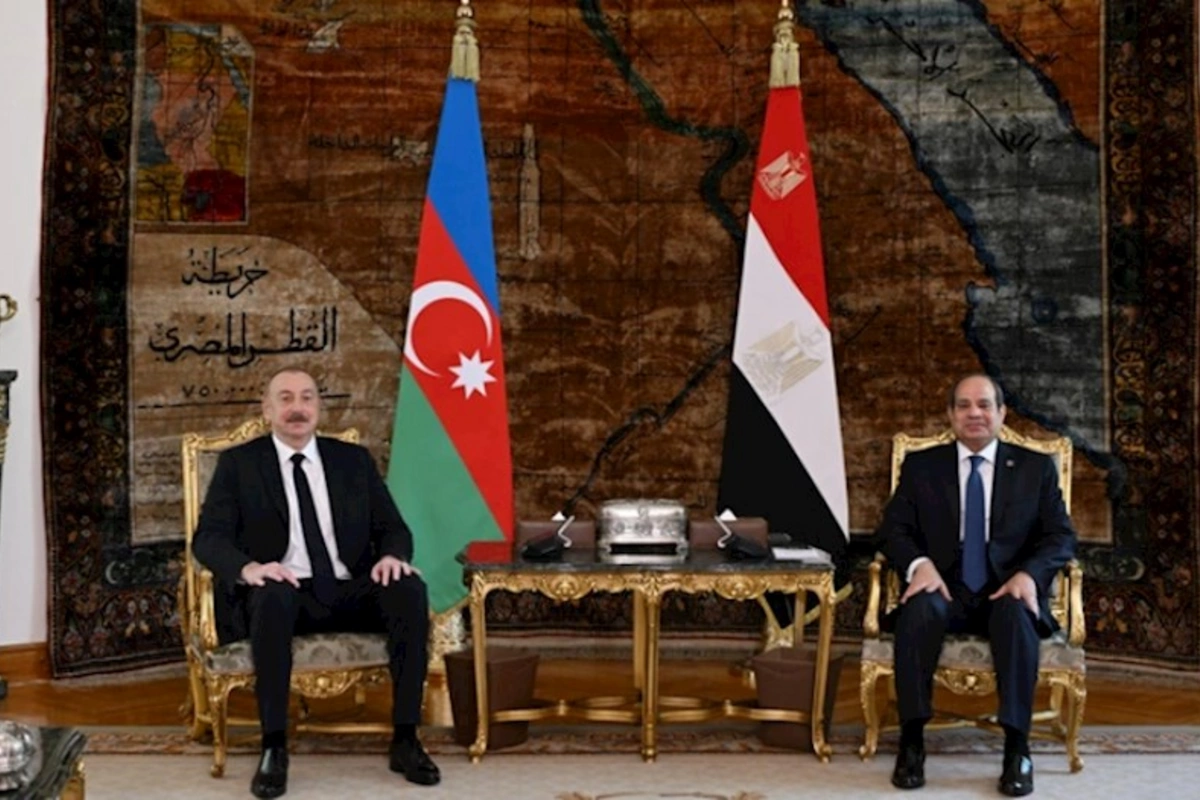 Azərbaycan və Misir prezidentlərinin təkbətək görüşü olub