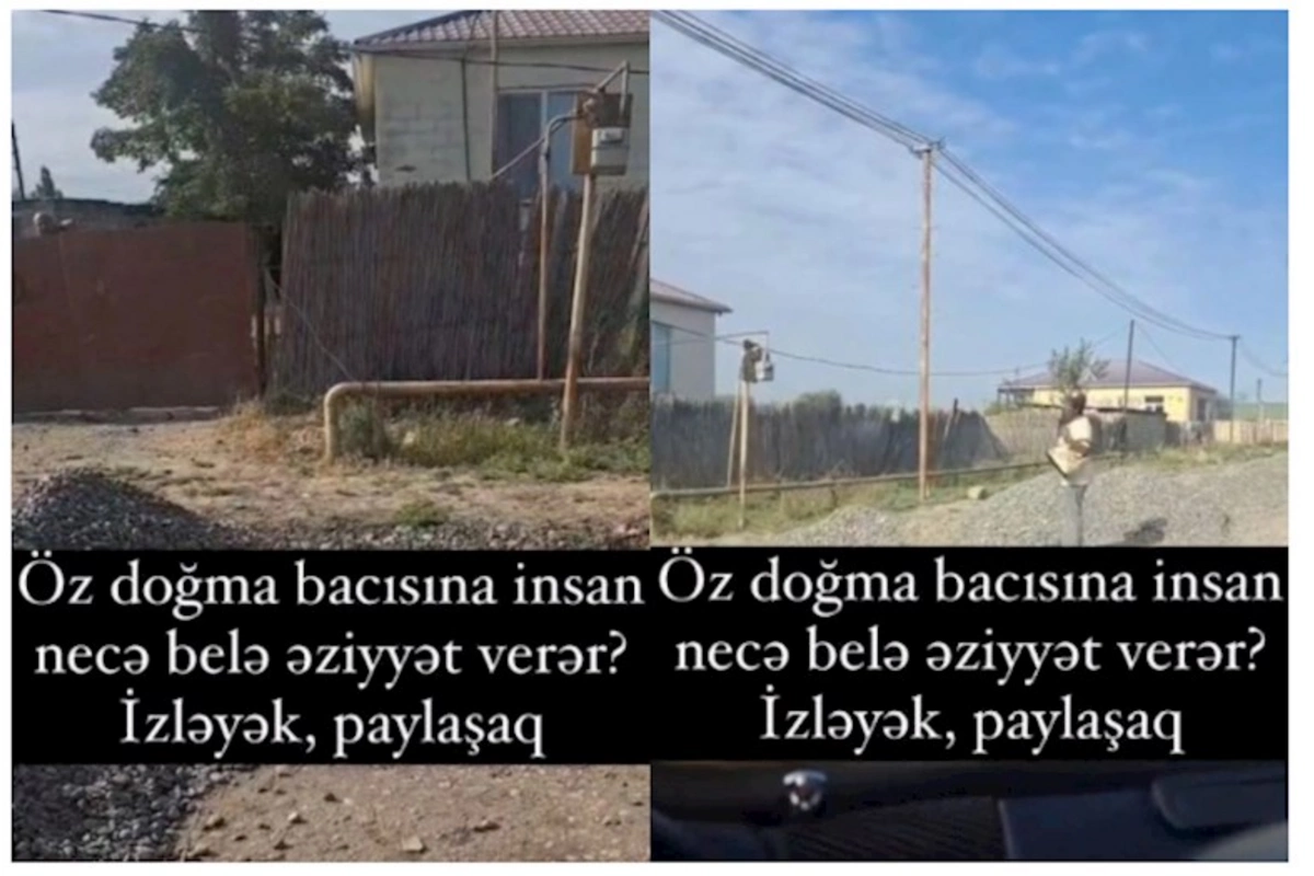 Sabirabadda qardaş bacısına zorakılıq edir? — VİDEO