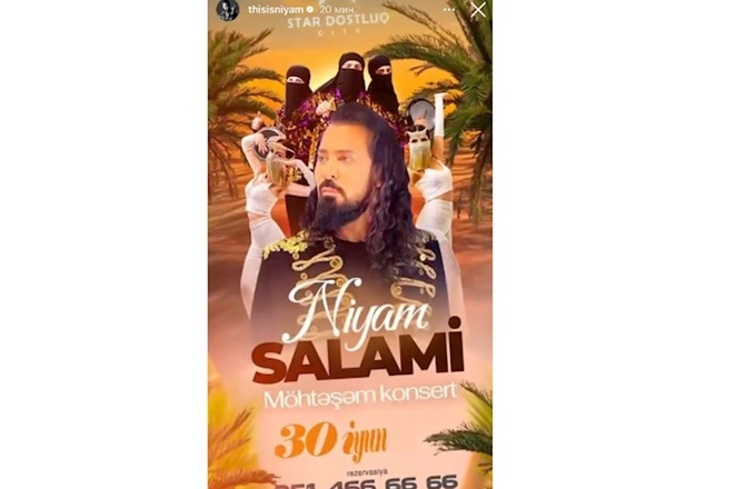 Niyam Salami “Star Dostluq”dakı konsert vədinə niyə əməl etmədi? — Restoran isə özünü haqlı sayır… Niyam Salami “Star Dostluq”dakı konsert vədinə niyə əməl etmədi? — Restoran isə özünü haqlı sayır…