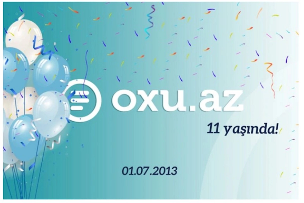 Oxu.Az 11 yaşında!