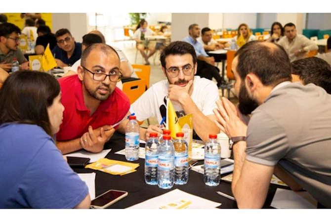 Yelo Bank-ın əməkdaşları arasında intellektual kviz keçirilib Yelo Bank-ın əməkdaşları arasında intellektual kviz keçirilib