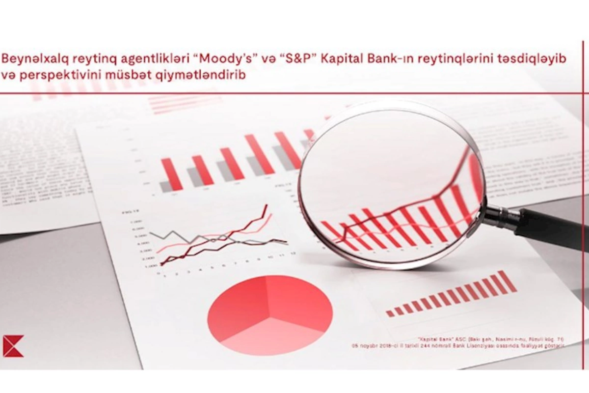 “Moody’s” və “S&P” Kapital Bankın reytinqlərini təsdiqləyib