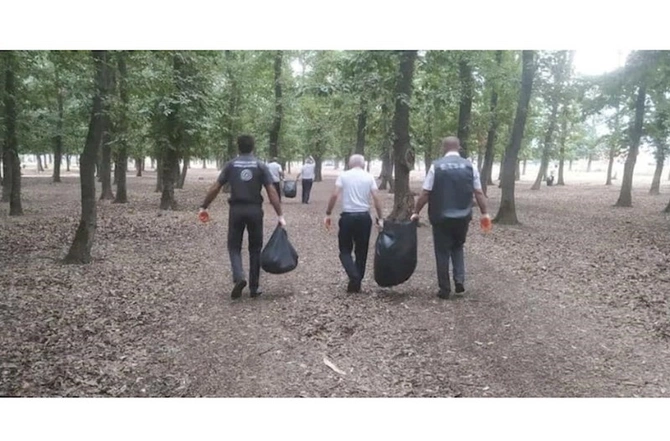 Ümumrespublika Təmizlik Marafonu başladı — FOTOLAR