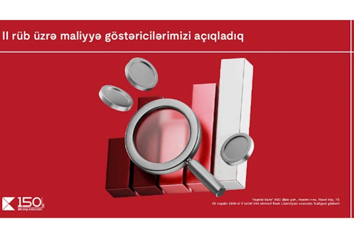 Kapital Bank 2024-cü ilin 2-ci rübü üzrə maliyyə nəticələrini elan etdi