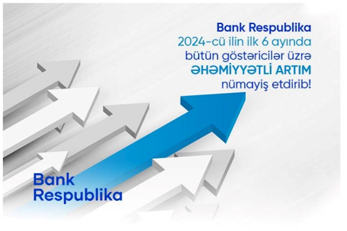 Bank Respublika inkişaf tempini əhəmiyyətli dərəcədə artıraraq yüksək nəticələr əldə edib